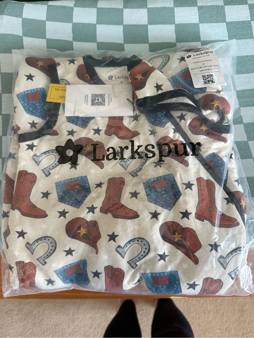 BNWT Cowboy Print Sleep Sack 1.0 TOG